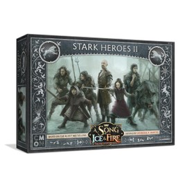 CMON A Song of Ice and Fire Tabletop Miniatures Game Stark Heroes II Set - Mighty Warriors of House Stark! Strategy Game for Adults, Ages 14+, 2+ Players, 45-60 Minute Playtime, Made by CMON