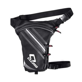 VOANZO Men Canvas Motorcycle Riding Rider Hip Fanny Pack Waist Thigh Drop Leg Cross Over Bag