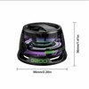 G200 Portable Wireless Speaker, Rechargeable Magnetic Mini Speaker with Atmosphere