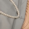Cross Pendant Necklace for women,Pearl necklaces for women gril