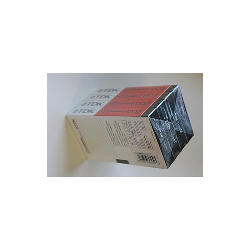 TDK Video Tape T120, Pk/4 (T-120RVS4)