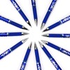 WONOLO 12PCS 0.5mm Erasable Pen Blue Gel Ink Roller Ball