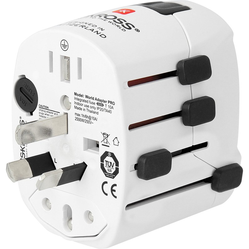 SKROSS PRO World 1.302530 world travel adapter for all 2/3-pin