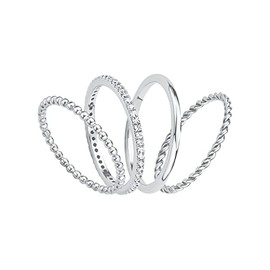 s.Oliver Women's 925 Sterling Silver Ring with Synthetic Zirconia Silver Comes in Jewellery Gift Box, Sterling Silver, Cubic Zirconia