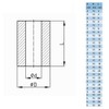 10X Plastic SPACERS M5 Thickness 4MM to 30MM ID 5MM