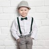 DonDon Boys' Braces Bow Tie Set Elastic and Adjustable Length