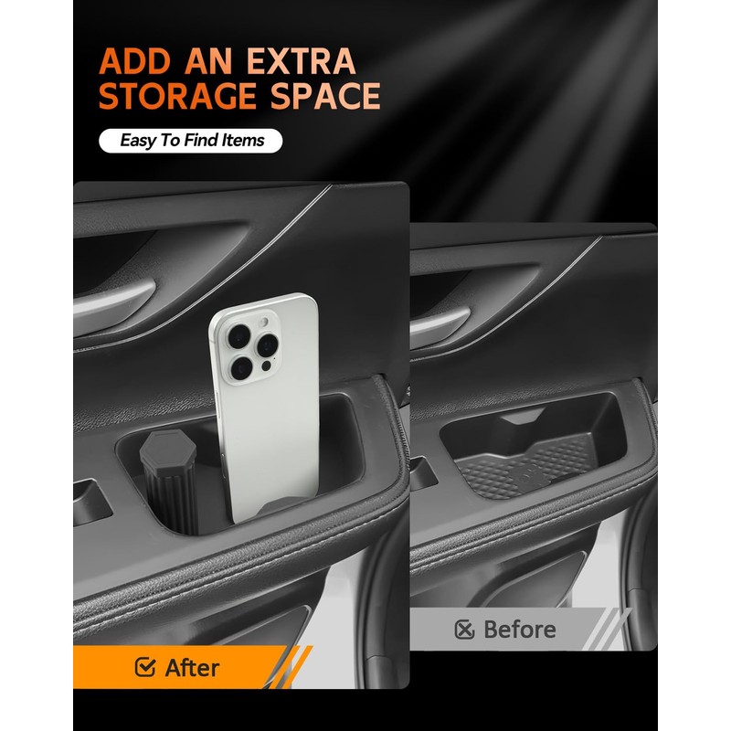 CDEFG 2PCS for 2024 2025 2026 Toyota Grand Highlander Accessories