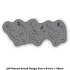 Azeeda A8 'Chickens' Unmounted Rubber Stamp (RS00030885)