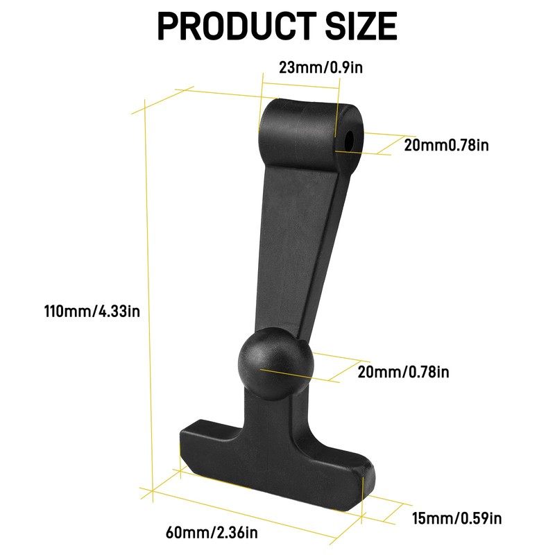 YIBEICO 4 PCS Replacement Cooler Latch for YETI RTIC, Durable