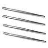 SAFIGLE 4 pcs Eyelash Extension Tweezers Stainless Steel Lash Applicator