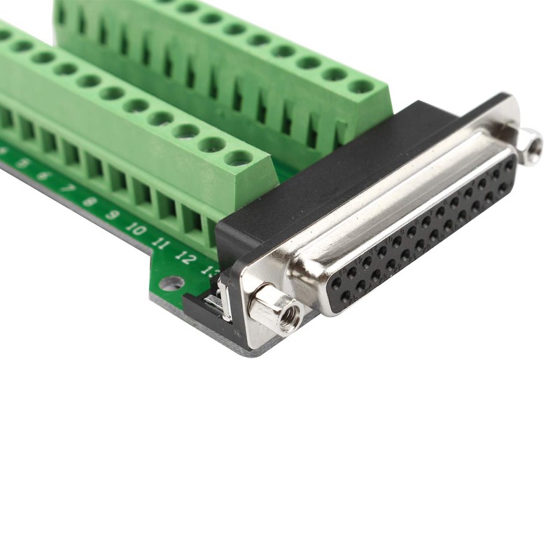 Futheda D-sub DB25 - M2 Female Port Breakout Board Connector