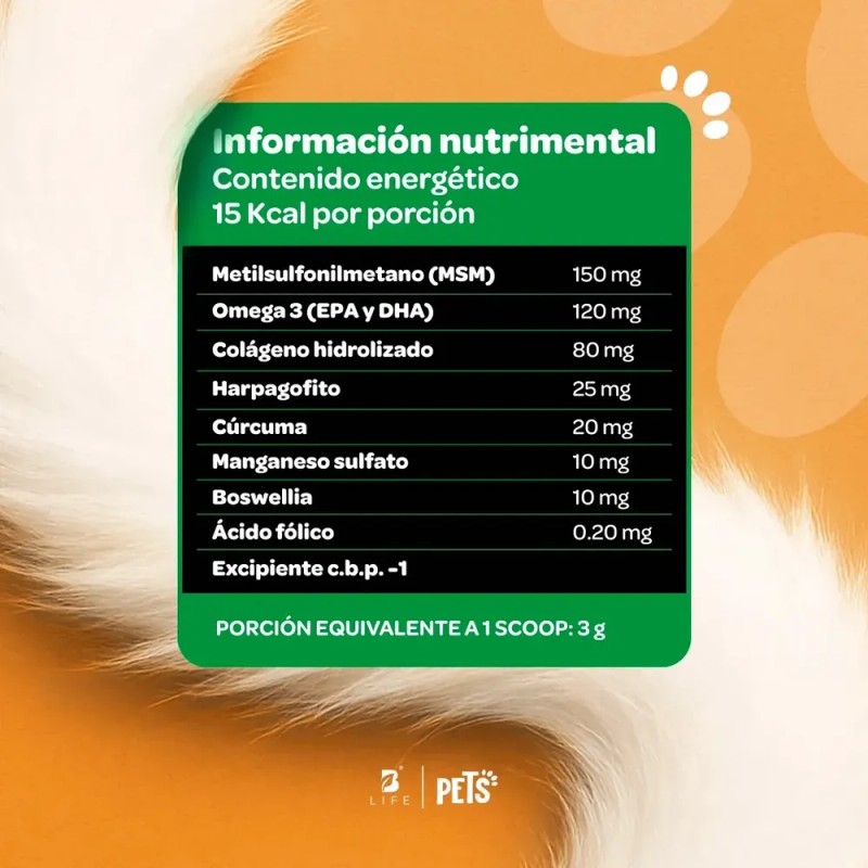 Suplemento B Life Joint Force Colágeno Cápsula 416g