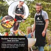 Xialvyu Funny Aprons for Men, MR Good Looking is Cooking,