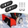Vkinman 490-241-0010 Snowblower Slide Shoes Skid Shoe with Mounting Hardware