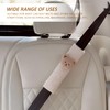 2 Pieces Car Seat Belt Shoulder Covers, Travel Plush Pads,