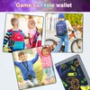 JOZMMZEOOA Kids Wallet Trifold with Lanyard Outdoor Sports Wallet Zippered