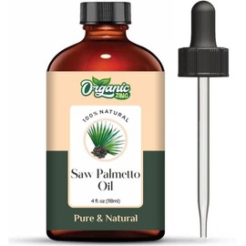 Organic Zing Saw Palmetto (Serenoa repens) Oil | Pure & Natural Carrier Oil for Aroma & Diffusers - 118ml/3.99fl oz