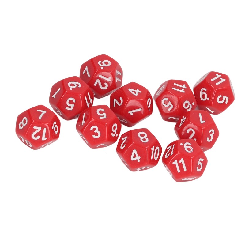 40Pcs 12 Sided Dice Set Polyhedral Dice for Family Party