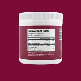 Visible Science Beet Root Powder – Superfood with Antioxidants, Circulation & Endurance Support, 219 Grams,1 Jar