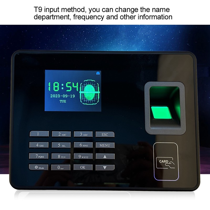 Smart Biometric Fingerprint Reader Password Employee Attendance Machine