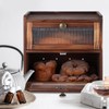 ULTECHNOVO Bread Box for Kitchen Countertop - Double Layer Bread
