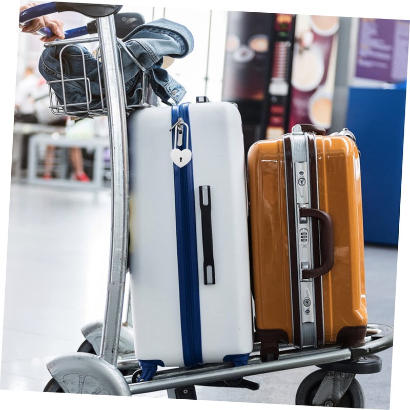 Outanaya Travel Locks Wishing Well Lock Rustproof Mini Heart Padlock