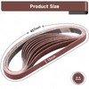 STEBRUAM Sanding Belt 13 x 457 mm,50PCS 80 Grit