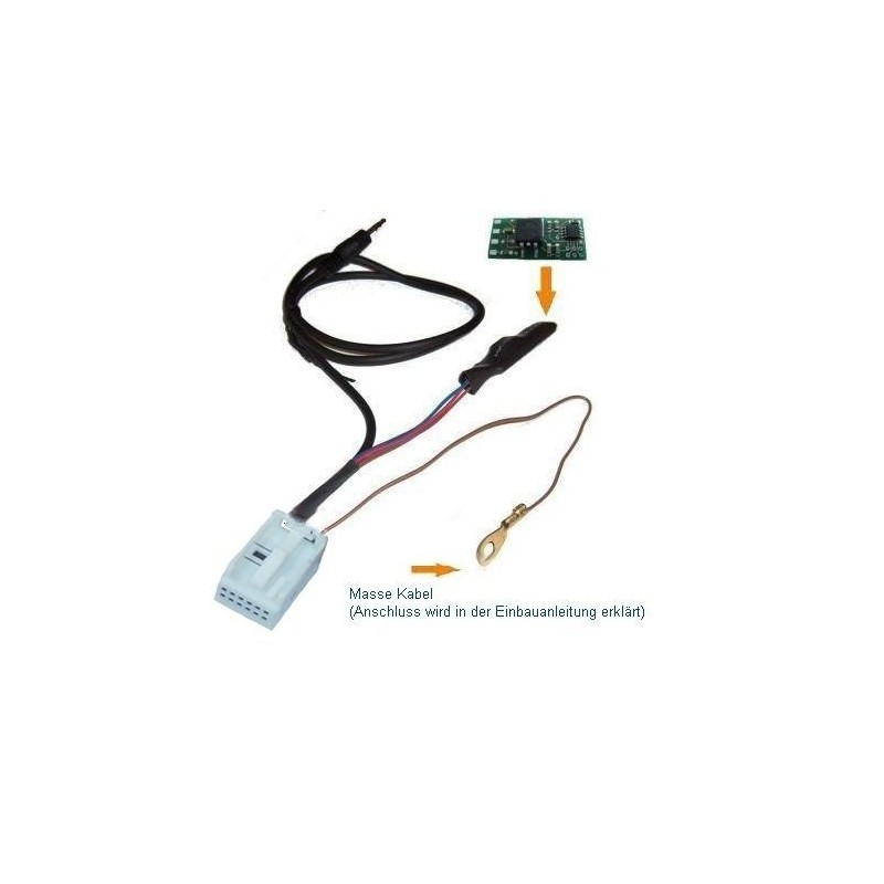 Adapter-Universe® 5073 Aux Line in Adapter Cable Interface Adapter RCD