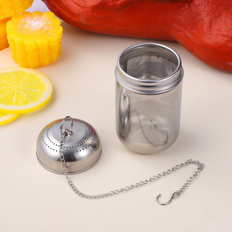 BESTOYARD Stainless Steel Seasoning 9.5cm Ball Mesh Tea Filter, Spice