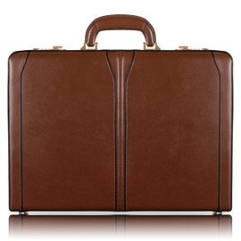 McKleinUSA 3.5-Inch Leather Attached Briefcase for Tablet- Brown