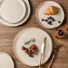 AmorArc Ceramic Dinnerware Sets,Handmade Reactive Glaze Stoneware Plates and Bowls