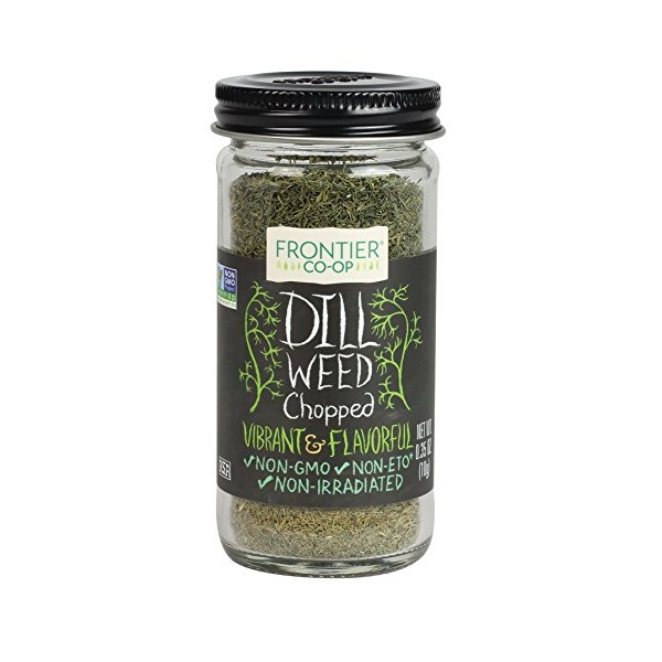 Frontier Culinary Spices Dill Weed Cut and Sifted, 0.35-Ounce Bottle