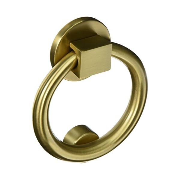 Baldwin 0195033 Ring Door Knocker, Vintage Brass
