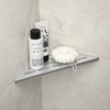 Bernkot Corner Shower Shelf 10" Brushed 304 Stainless Steel Slot
