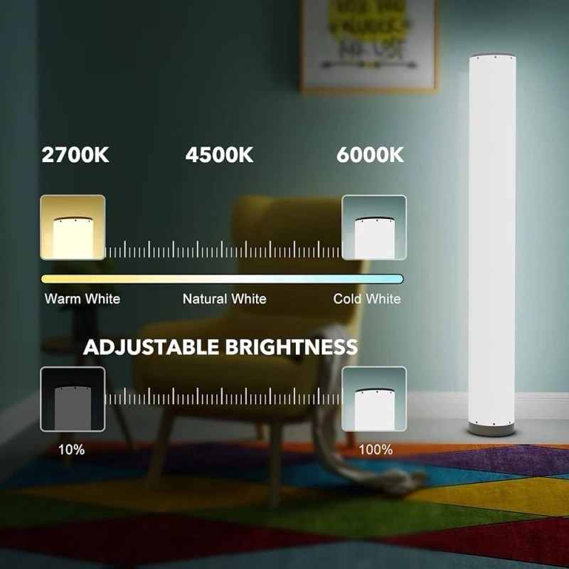 EpochAir 2-Pack Corner Floor Lamp,Lamps for Living Room with Smart