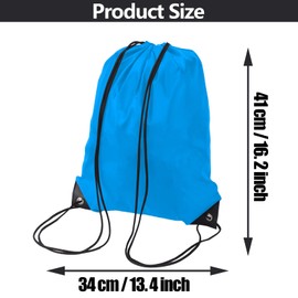 JFmall Drawstring Bags, Swim PE Bags Drawstring Gym Bag for Kids Adults String Swimming Sports Bag for School Sports Swimming Gym Travel