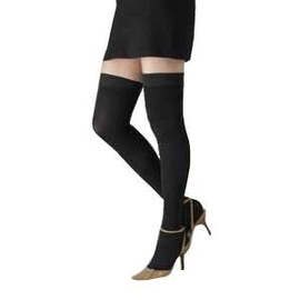 Medical Elastic Stockings rekkusufitto Thick Stockings Toe Medium Pressure Large Beige 2613 
