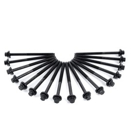 WINBEST Head Bolt Kit ES72159 Compatible with 1995-2009 for Ford Fusion Escape Contour, for Mazda MPV Tribute, for Mercury Sable Mariner 2.5L 3.0L V6 DURATEC