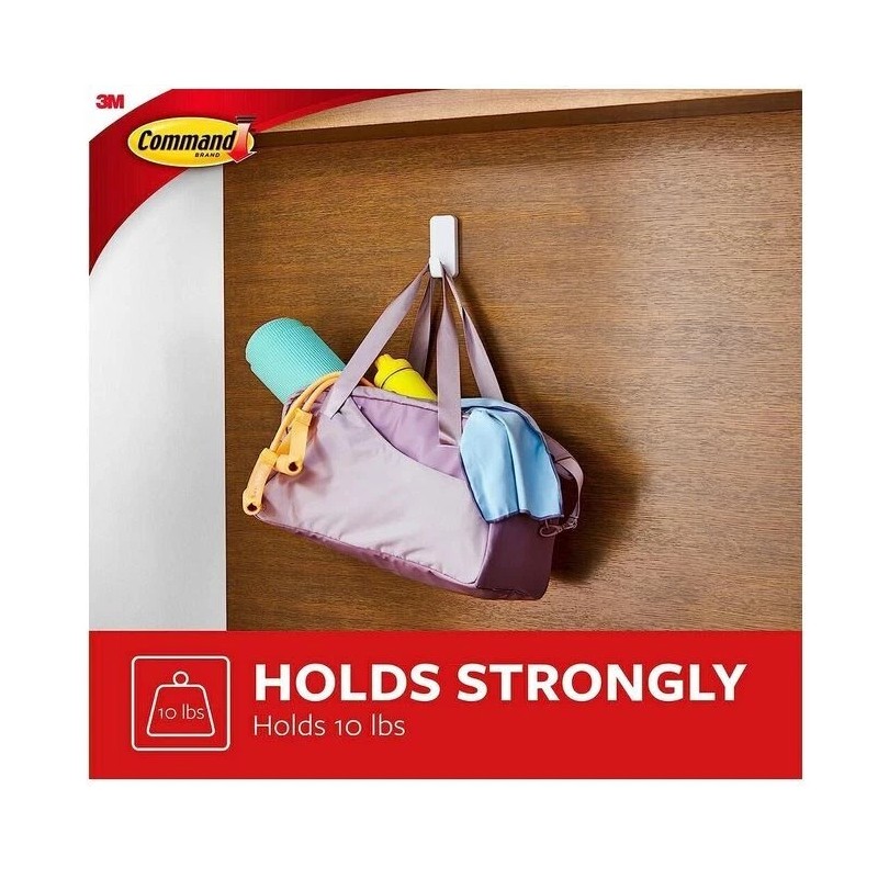 Command X-Large Utility Hooks, White, 2/Pack (17010-2ES), Free Shipping