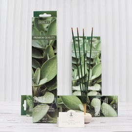 Hosley Sage & Citrus Fragrance Incense Stick Essential Oils Infusion for Long-Lasting Aromatherapy Bliss Holistic Relaxation in Every Box Pack of 240 Incense Stick
