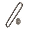 428 17T 17mm Sprocket 428 Drive Chain 60 Links Kit