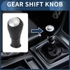 INFINAUTO 5 Speed Gear Shift Knob Front Automatic Transmission Shift