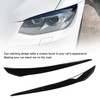 2 Pcs Headlight Eyebrow Headlamp Eyelid Cover Trim Frame Decal