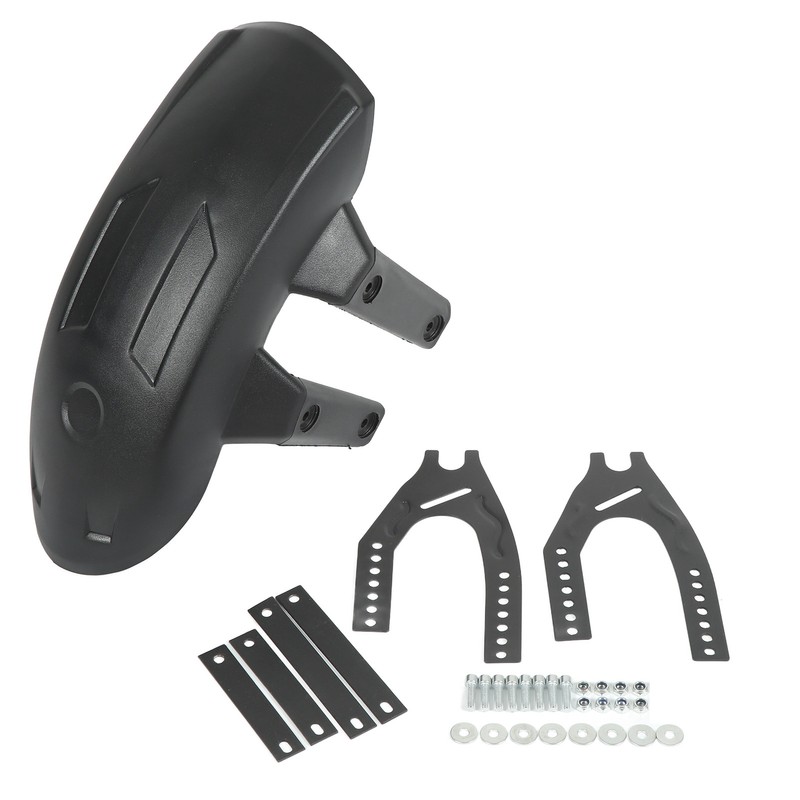 Motorcycle Rear Mudguard ABS Metal Black Tire Splash Guard Universal