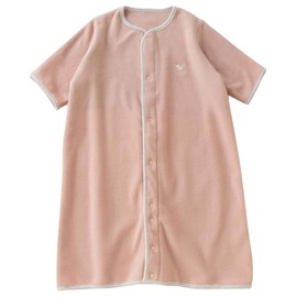ANGELIEBE Original Baby Sleeper 2-Way Fleece Open Front Coverall for Boys and Girls, Pink
