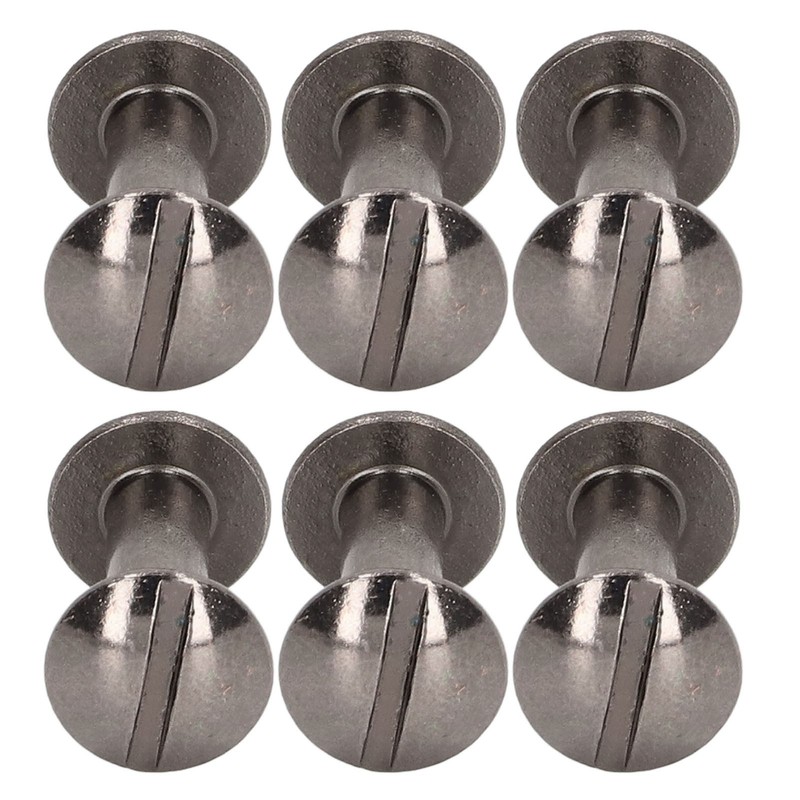 200 Sets Book Binding Screw Environmental Brass Metal Chicago Binding