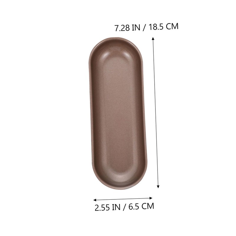 BIUDECO 3Pcs Nonstick Long Bread Mold Baking Pan for Hot