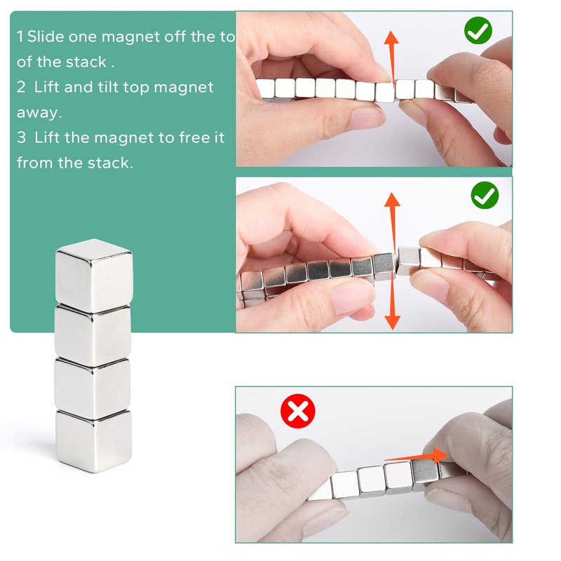 MIN CI Pack of 80 Magnets for Magnetic Board, 8