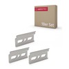 Gedotec Support Plate Galvanised Steel | Pack of 10 -