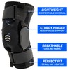 Physiohab KneeFlex Active Hinged Knee Brace, Adjustable Straps, Lightweight Hinge